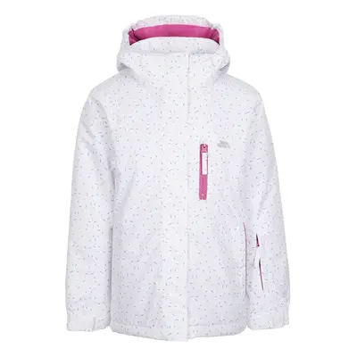 (11-12 Years, White) Trespass Girls Ski Jacket Lightly Padded Chic