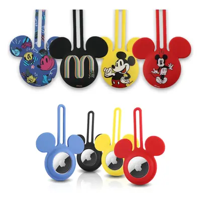 Disney Mickey Mouse Ears 4-Pack Silicone Airtag Holder Case- Airtag