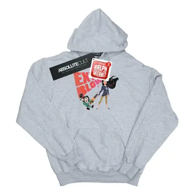 (S, Sports Grey) Disney Womens/Ladies Wreck It Ralph Pocahontas And Vanellope Hoodie