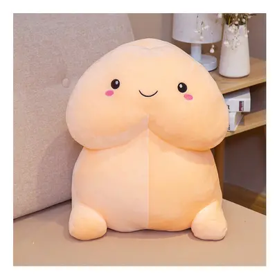 (pink smile, 20cm) Trick Plush Toy Simulation Boy Dick Plushie Real-life Plush Hug Pillow