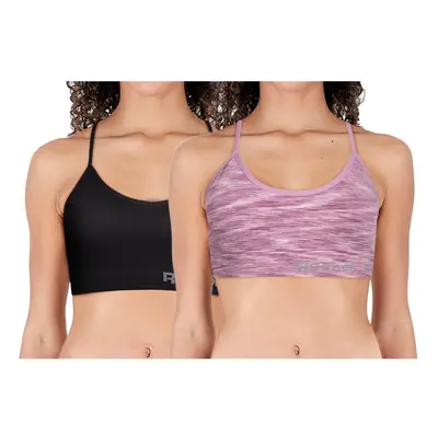 Reebok Women's Bra - Seamless Performance Cami Bralette (2 Pack) Size