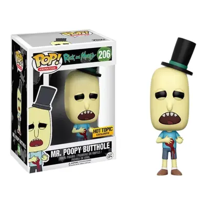 POP! Funko Animation Rick and Morty Mr. Poopy Butthole #206 (Gunshot W