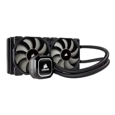 Corsair Hydro H100X 240mm Liquid CPU Cooler, x 12cm PWM Fans, LED Pump Head