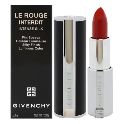 Le Rouge Interdit Intense Silk Lipstick - Rouge Safran by Givenchy for Women - 0.12oz Lipstick (