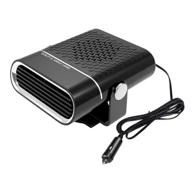 (Black, 12V 150W) Portable Car Heater Fast Heating Fan Degree Rotary Winter Defroster Demisting 