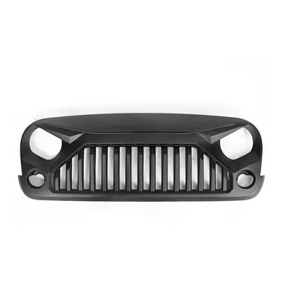 Black Front Hood Grille For Jeep Wrangler