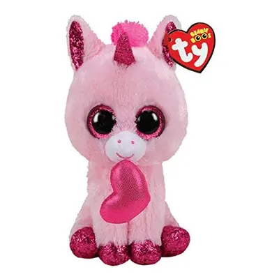 TY36685 Beanie Boo's-Darling the Unicorn cm, Multi-Coloured