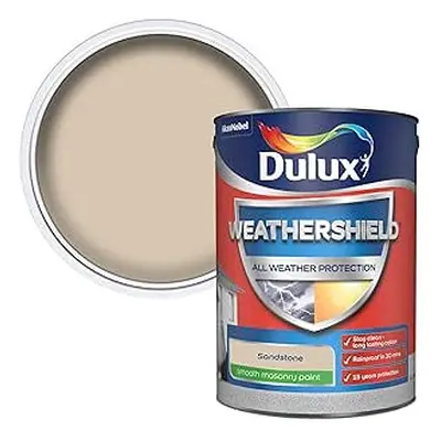 Dulux Weathershield Smooth Masonry Paint 5L Sandstone