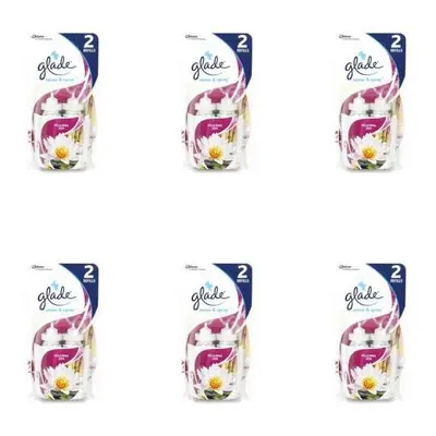 6xGlade Sense &Spray Twin Pack Refills Relaxing Zen Air Freshener twin