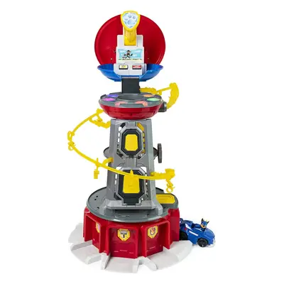 PAW Patrol Mighty Pups Super PAWs Lookout Tower Playset with Lights and Sounds, for Ages and Up