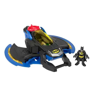 Imaginext DC Super Friends Batman Toy Plane, Batwing with Poseable Figure & Accessories for Pres