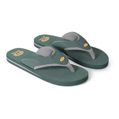 (13 UK, Green) Animal Mens Jekyl Recycled Flip Flops