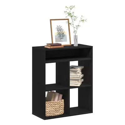 vidaXL Book Cabinet Black 66x31x80 cm Engineered Wood