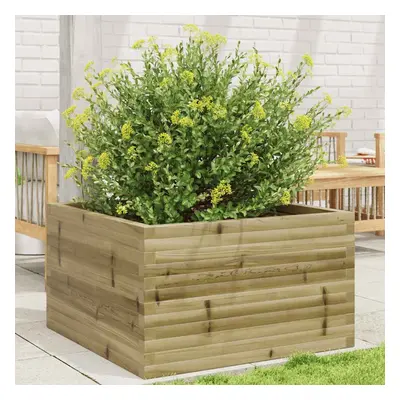 vidaXL Garden Planter 80x80x46 cm Impregnated Wood Pine