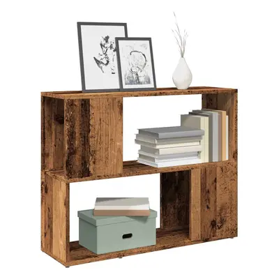 vidaXL Book Cabinet/Room Divider Old Wood 80x24x63 cm