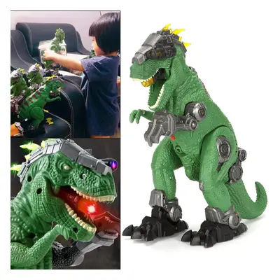 Electric Kids Walking Dinosaur T-Rex Figure Toys With Light Sound