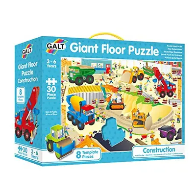 Galt Toys, Giant Floor Puzzle - Construction Site, Floor Puzzles for Kids, Ages Years Plus