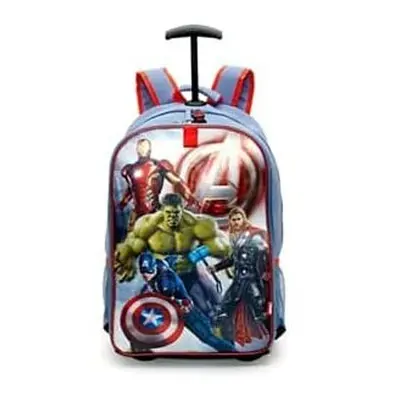 Marvel Avengers Wheeled Trolly Backpack New Hulk Thor NEW CHARACTER