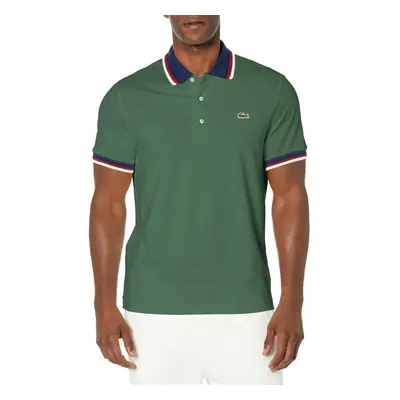 Lacoste Men's Regular Fit Stretch Piqu? Polo Shirt Sequoia 3X-Large