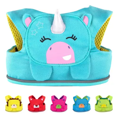 Trunki ToddlePak - Fuss Free Baby Walking Reins and Toddler Safety Harness ? Una Unicorn (Teal)