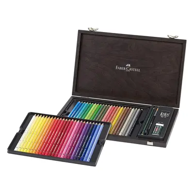 Faber-Castell Albrecht Durer Artists Watercolour Pencils in Wenge Wood Veneer Case (48 Pencils)