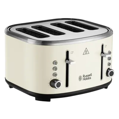 Russell Hobbs Stylevia Cream Slice Wide Slot Toaster