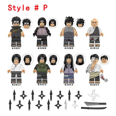 (8PCS-P) Naruto Minifigures Kid's Toys Fit Lego