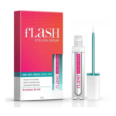 fLASH Eyelash Serum, Serum for Long, Curled Lashes - Enhances and Stre