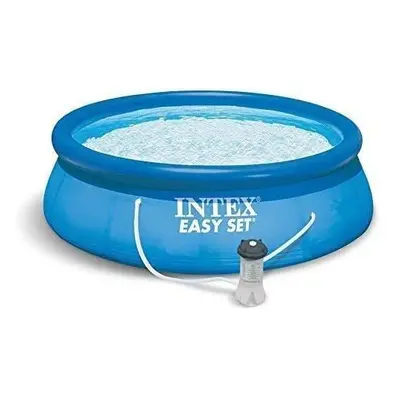 Intex 8ft Pool Easy Set Swimming Pool + Filter Pump c/w Solar Cover