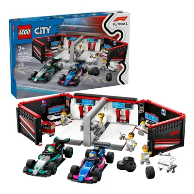 LEGO CITY F1 Garage & Mercedes-AMG & Alpine Cars