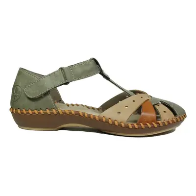 (6.5 (Adults')) M1655-54 | Olive | Womens Summer Shoes