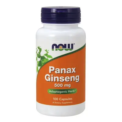 NOW Foods Panax Ginseng, 500mg, caps