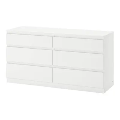 Ikea KULLEN Chest of drawers, White 140x72 cm Brand New