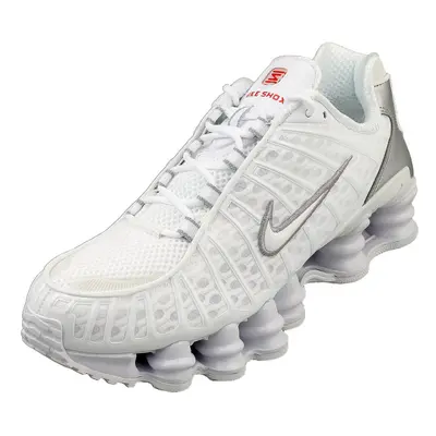 (4) Nike Shox Tl Womens Fashion Trainers in White Silver