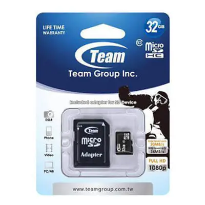 Team Group 32gb Micro Sdhc 32gb Microsdhc Class Memory Card