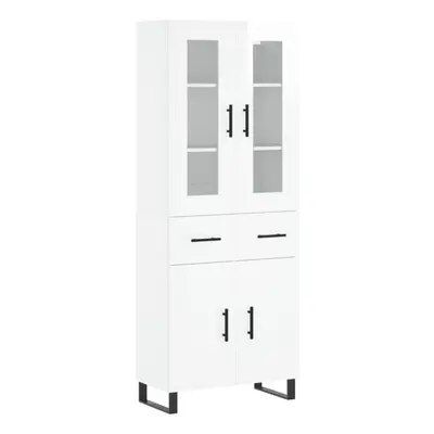 (high gloss white, doors drawers) vidaXL Highboard Sideboard Cupboard Side Board Storage Cabinet