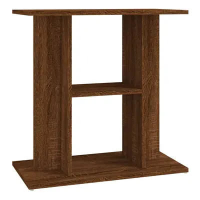 (brown oak, x x cm) vidaXL Aquarium Stand Fish Tank Stand Cabinet Aquarium Base Engineered Wood