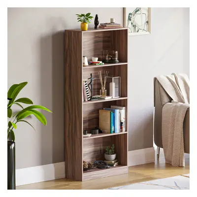 (Walnut) Cambridge Tier Bookcase Bookshelf Office Storage