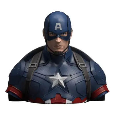 Marvel Captain America Deluxe Bust Money Box