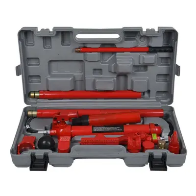 10T Porta Power Kit Hydraulic Jack Panel Car Body Frame Repair Set