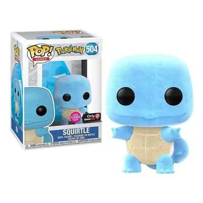 Funko POP! Games: Pokemon - Squirtle [Flocked] #504 Exclusive