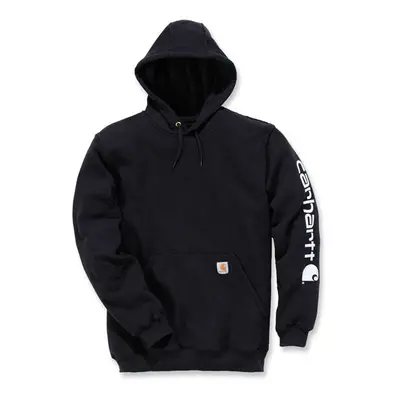 Carhartt Sleeve Logo Hoodie Black