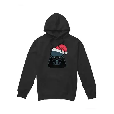 (L, Black) Star Wars Mens Darth Vader Santa Christmas Hoodie