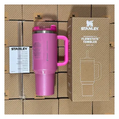 (pink) Stanley Quencher H2.0 FlowState Tumbler 40oz Cup 1.2L