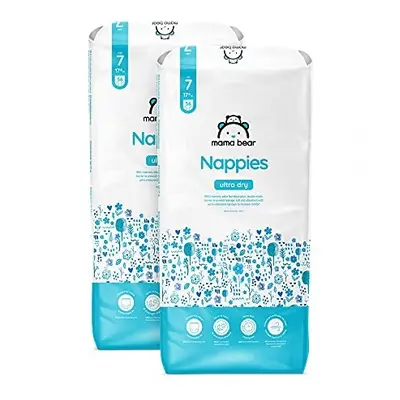 Amazon Brand - Mama Bear - Ultra Dry Nappies - Size (17+ kg) - MONTHLY PACK