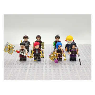 Lol League of Legends Arcane Custom Minifigures Set 8pcs