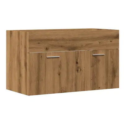 (artisan oak, x 38.5 x cm) vidaXL Sink Cabinet Bathroom Vanity Unit Wall Storage Cupboard Engine