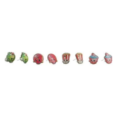 Shopkins Piece Poppy Apple Donut Cupcake Stud Earrings