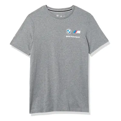 PUMA Men's Standard BMW Motorsport Essentials Logo Tee Medium Gray