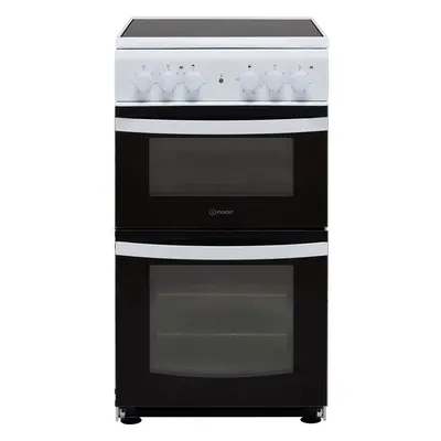 Indesit Cloe ID5V92KMW 50cm Electric Cooker with Ceramic Hob - White